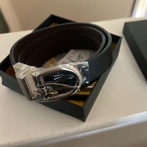 Kids Reversible Leather Belt